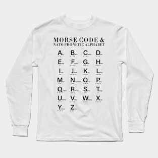 Morse Code Long Sleeve T-Shirt